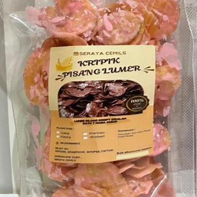 

kripik pisang lumer stroberi