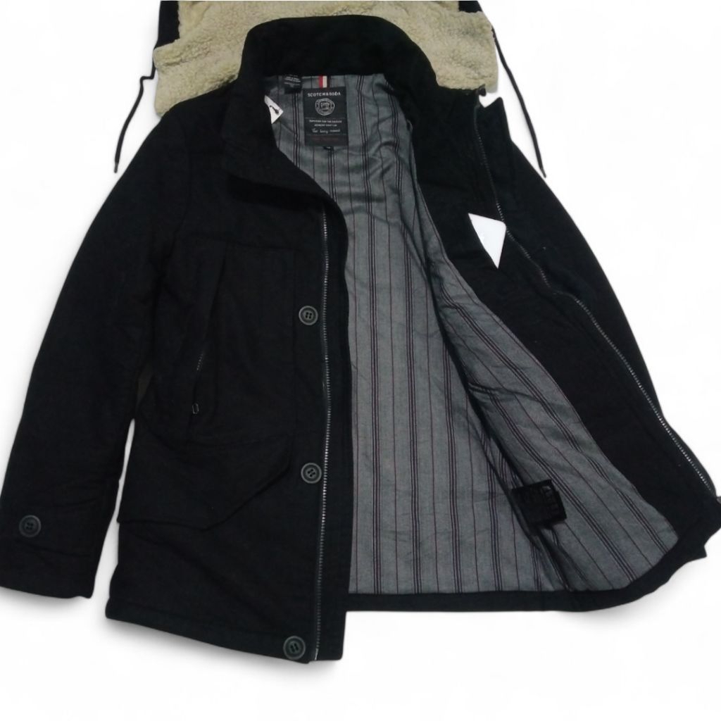 SCOTCH & SODA Canvas Outdoor hoodie Casual Jacket