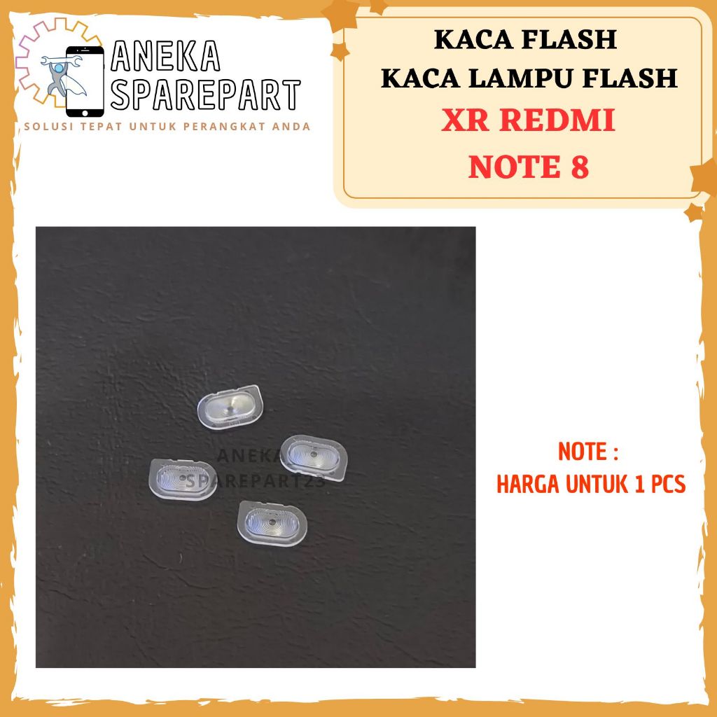 KACA LAMPU FLASH REDMI NOTE 8 - KACA FLASH REDMI NOTE 8
