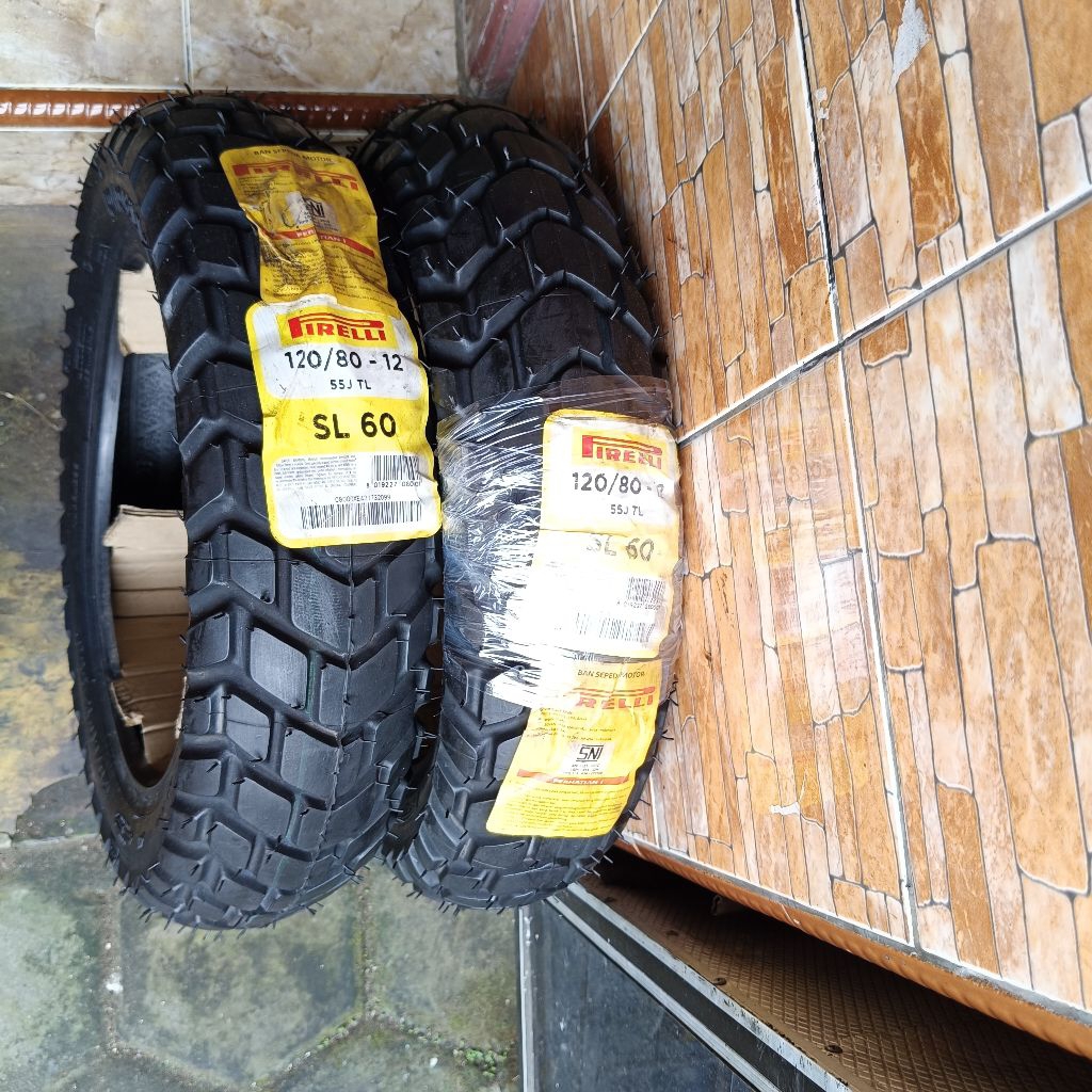Promo ban ring 12 120/80 Pirelli SL60 tubles THN produksi 2017