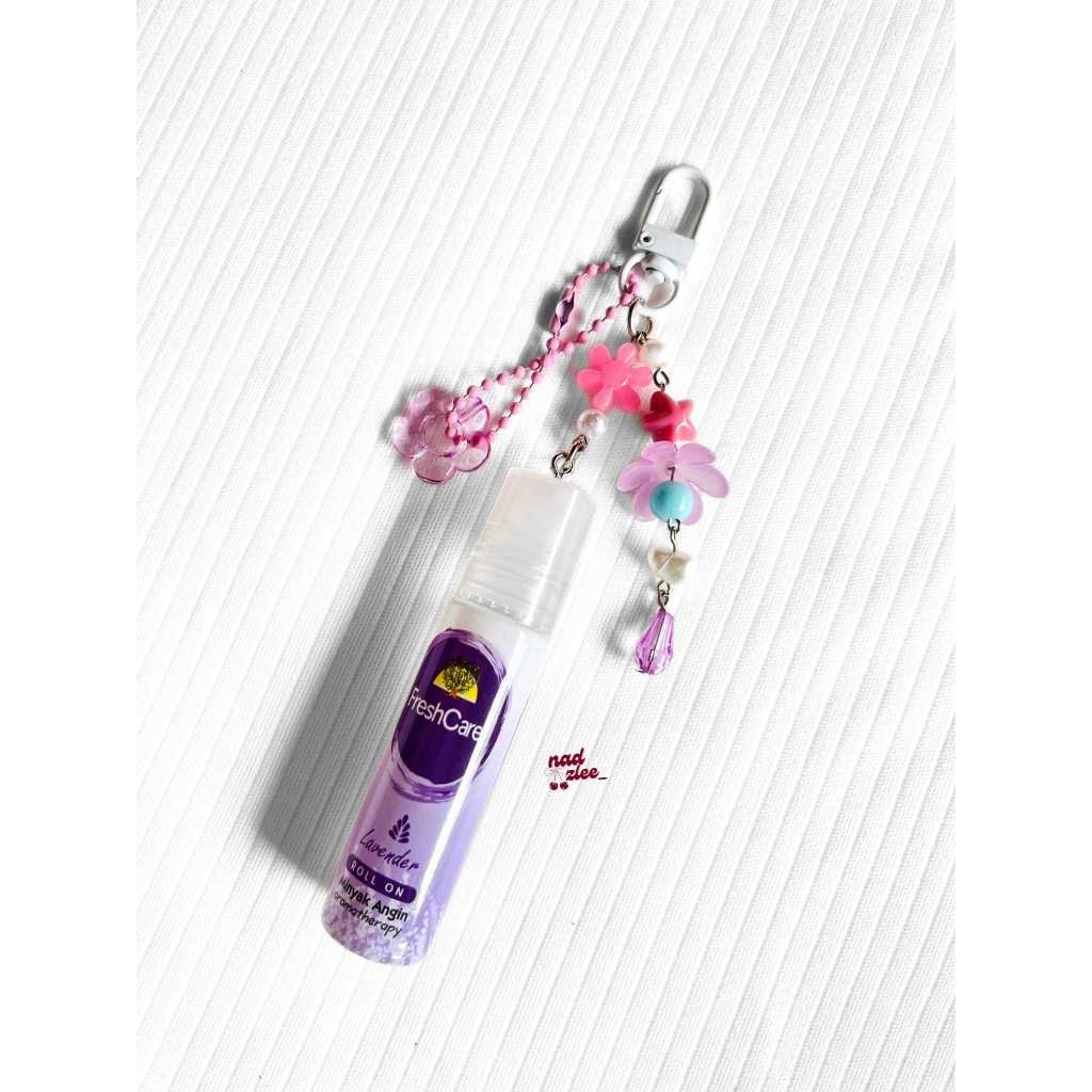 Keychain Bagcharm Jompo Fresh Care Lavender/ Charm Lucu / Gantungan Kunci Unik / Health Kit Aestheti