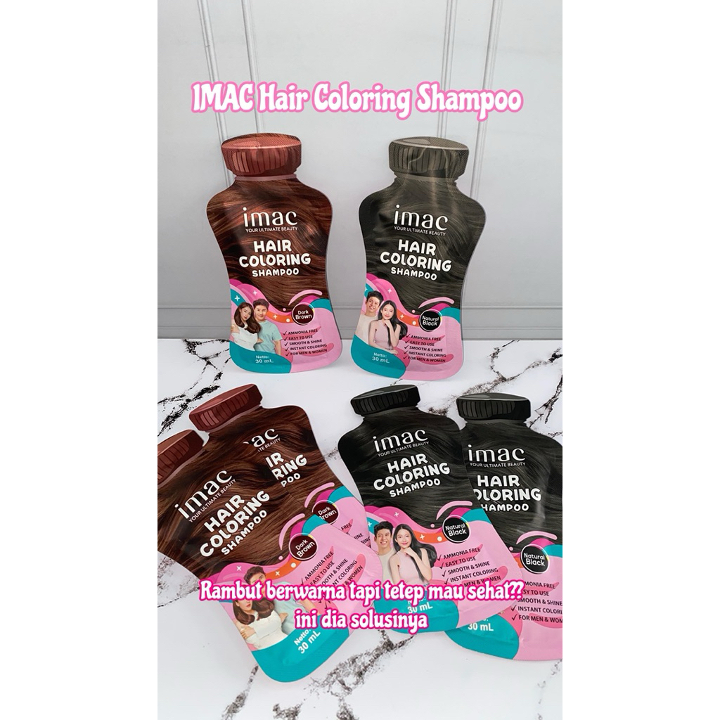 Imac hair coloring shampoo