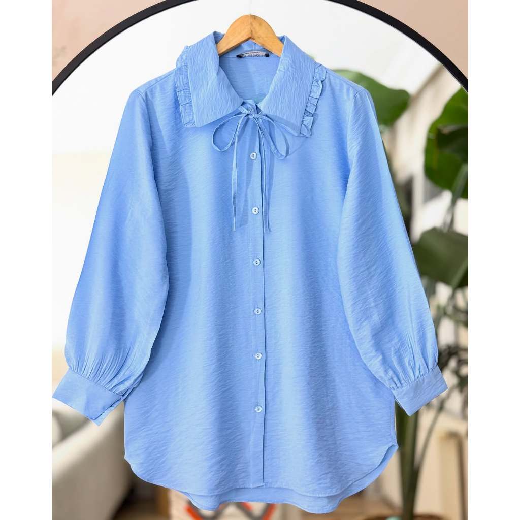 atasan wanita remaja kekinian terbaru outfit 2025/baju atasan wanita polos simpel elegan