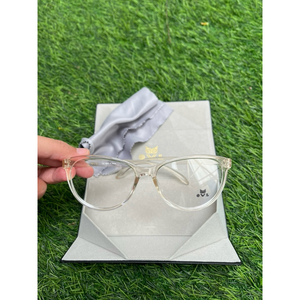 New Kacamata OWL Bening Cat Eye Wanita