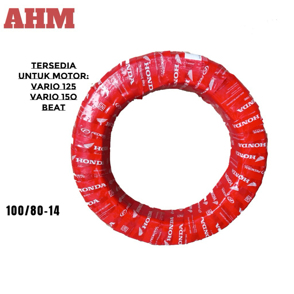 BAN LUAR AHM RING 14 TUBLESS VARIO 125 150