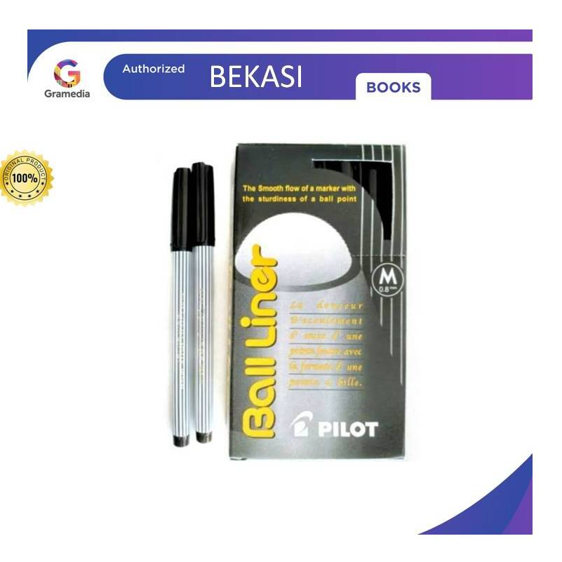 

Gramedia Bekasi- PILOT BALLINER BL-5M SET 2 BLACK