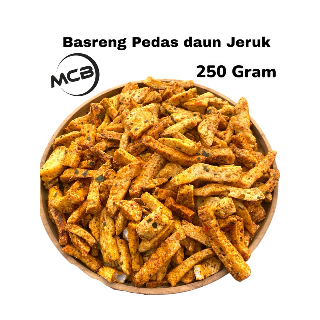 

Basreng MCB Pedas Daun jeruk 250 Gram