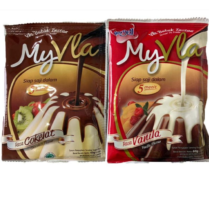 

My Vla Vanila / My Vla Coklat 60gr/ Vla Instant (exp lama)