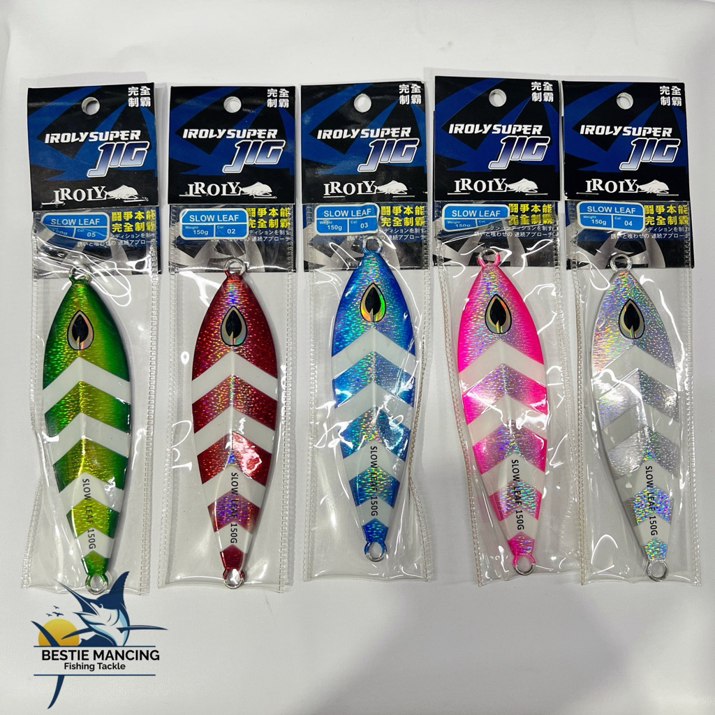 Metal Jig Iroly Slow Leaf 150gram 13cm 5 Warna