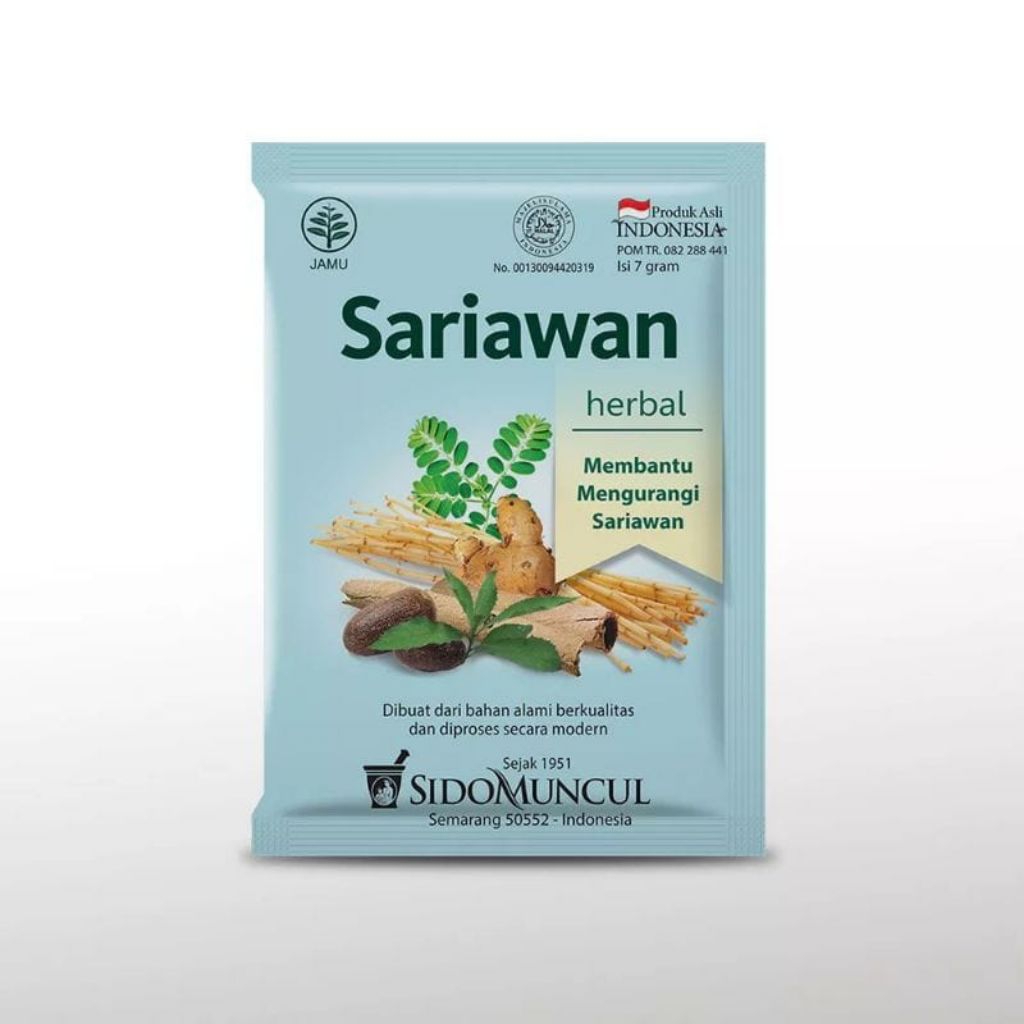 

sariawan mulut 10 sachet jamu sidomuncul