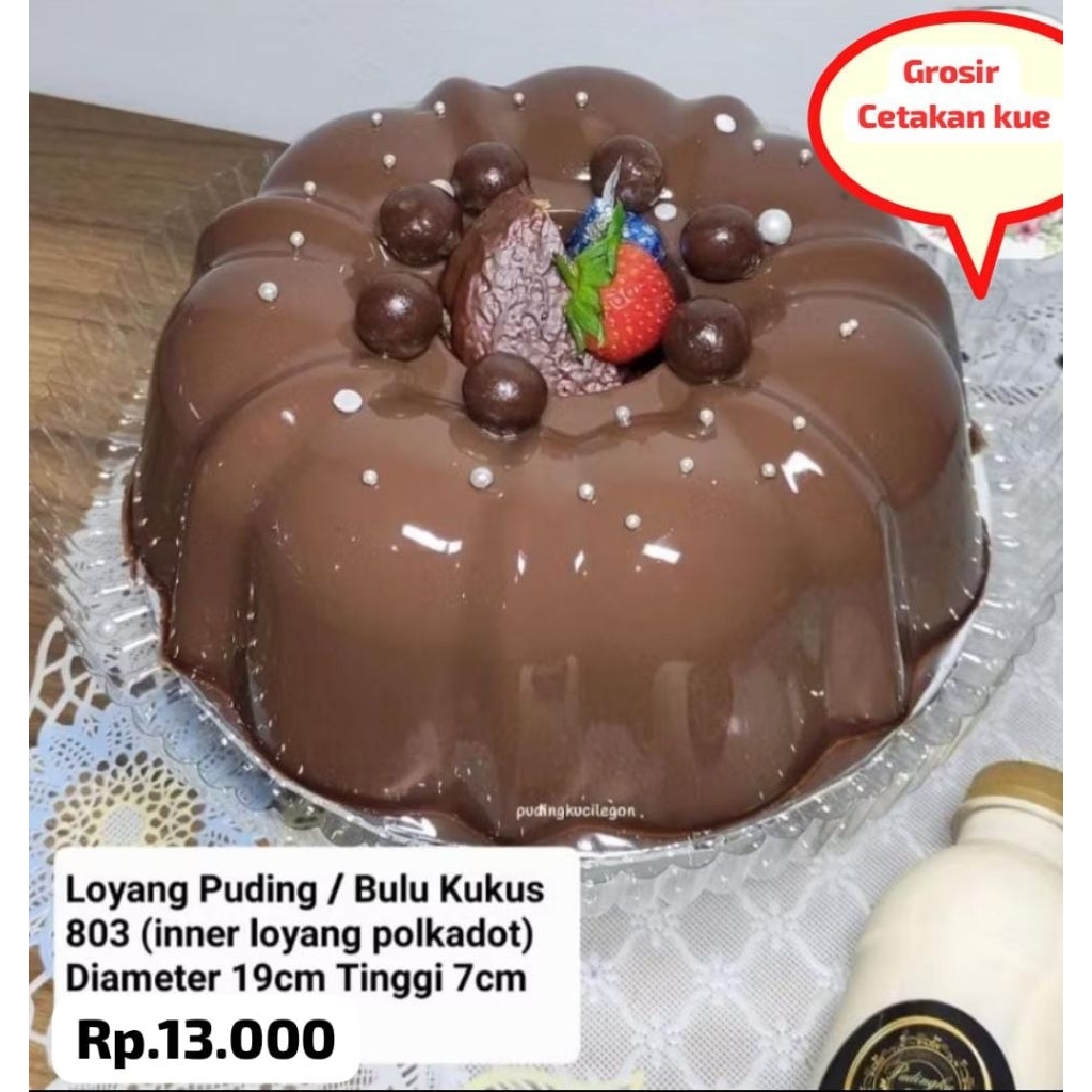 INNER LOYANG PUDING POLKADOT (innernya saja) loyang 803