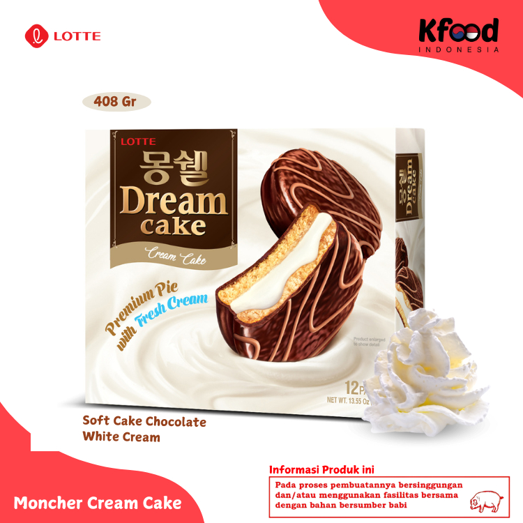 

LOTTE - Moncher Cream Cake 408gr