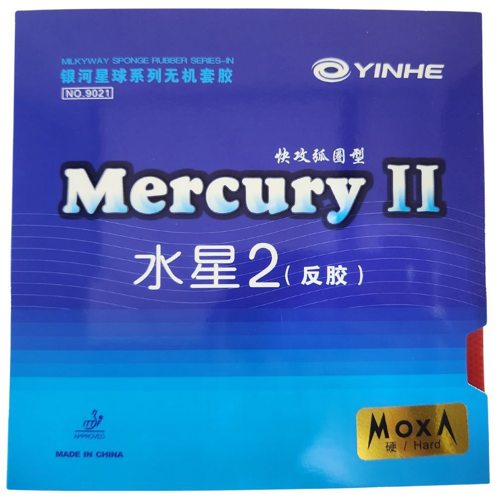 Yinhe Mercury II Hard Sponge - Rubber Karet Pingpong Bat Tenis Meja Yinhe Mercury 2