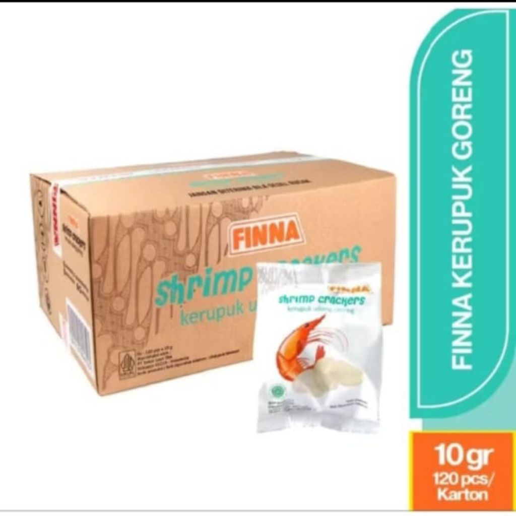 

Finna KERUPUK UDANG 1 Box Isi 120 pcs @10gr