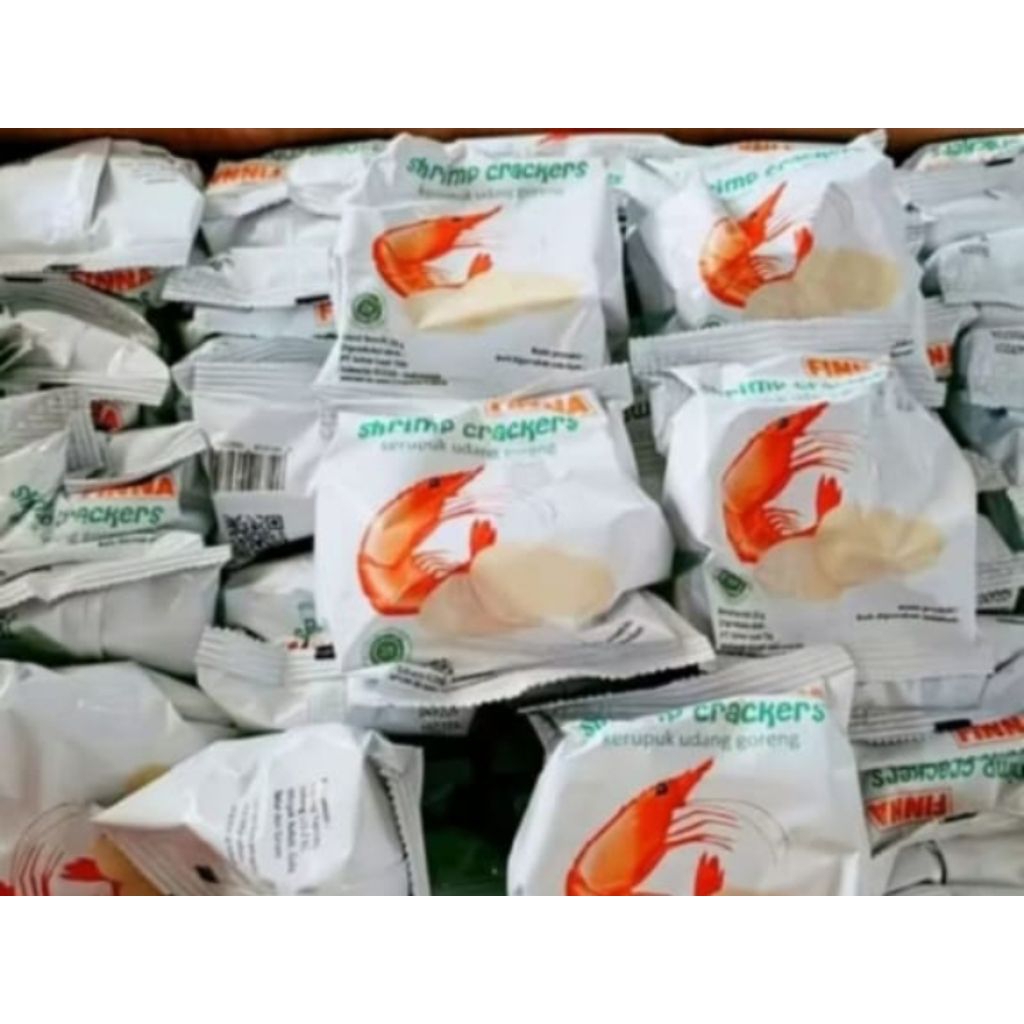 

Finna Shrimp Crackers/Finna Kerupuk Udang 60 pcs @10 gr