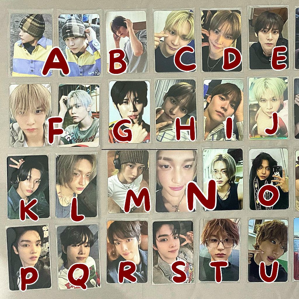 RIIZE Photocard PC Eunseok Shotaro Sungchan Wonbin Sohee Anton Seunghan bibir