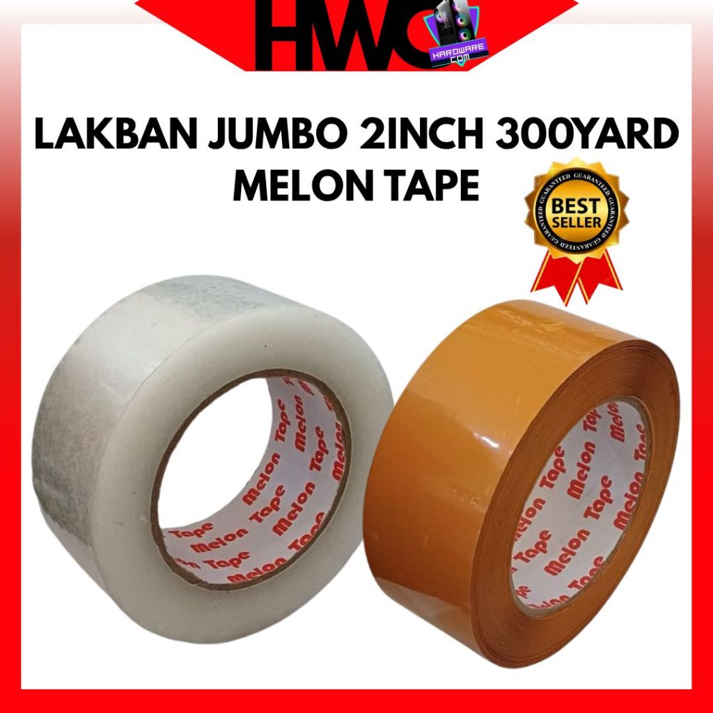 

MelonTape Lakban OPP Tape JUMBO 300Yard 48MM