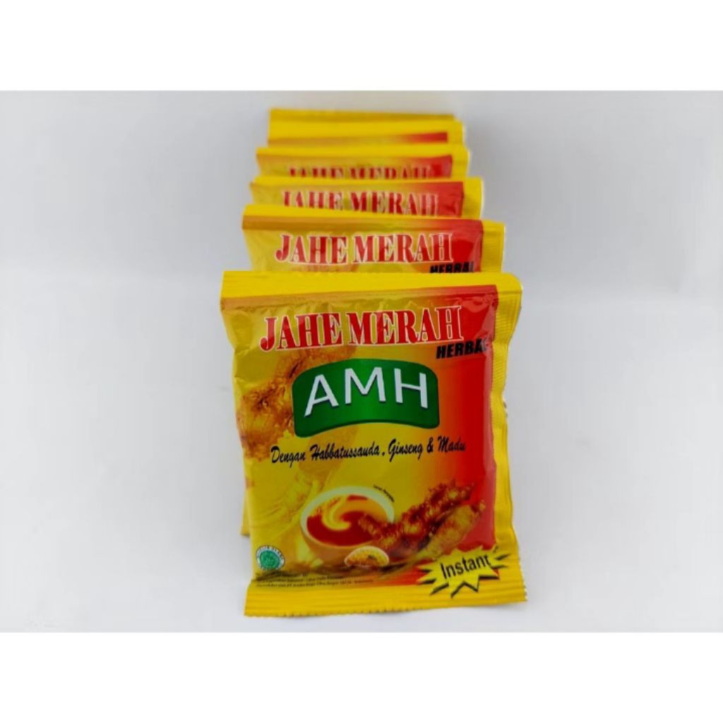 

AHM Jahe Merah Herbal Renceng 10pcs @30gram