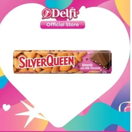 

Coklat Silver Queen Almonds With Milk Chocolate 58 gram