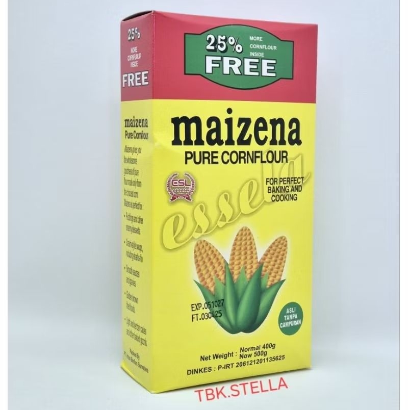

TEPUNG JAGUNG MAIZENA ESSELA 500 GR