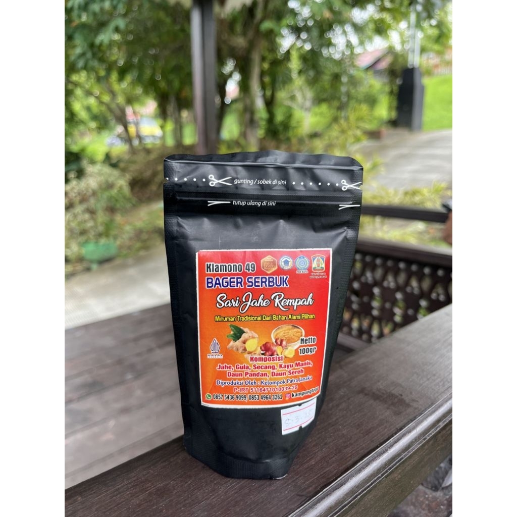 

Bager Bubuk – Sari Jahe Rempah | MINUMAN BERKHASIAT | MINUMAN SERBUK 100% HOMEMADE BY KLAMONO 49