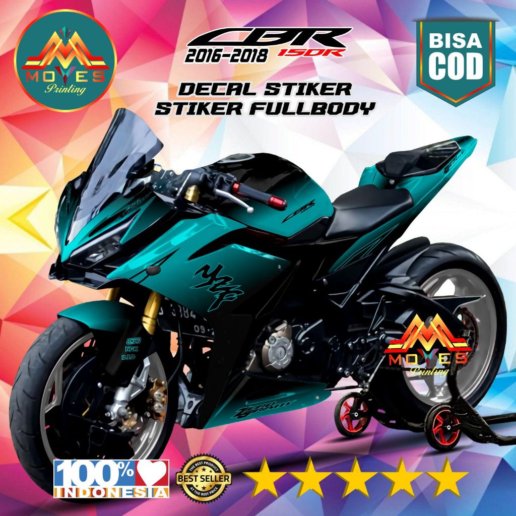 terbaru. decal stiker cbr 150r full body stiker cbr 150r 2016 2018 warna gradasi