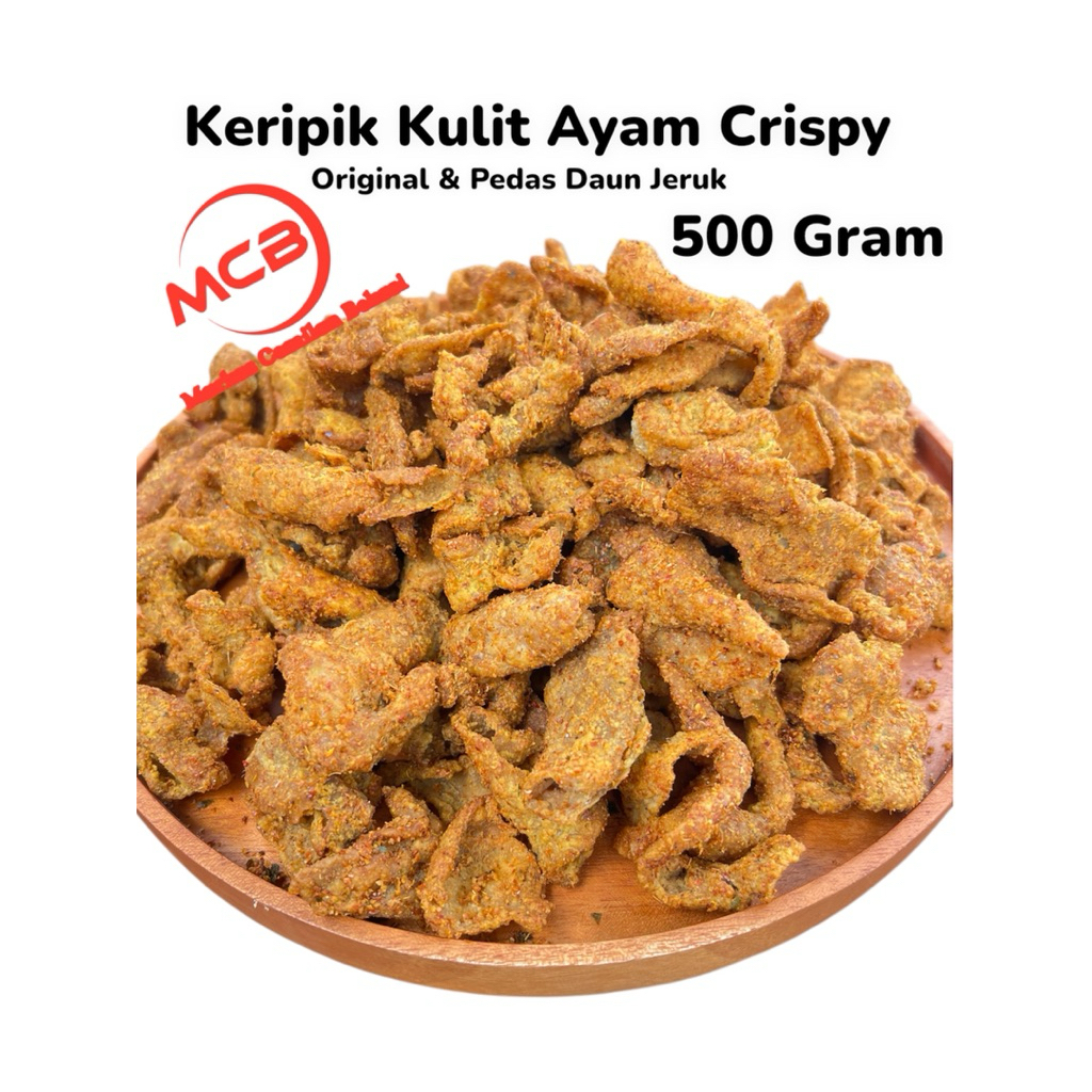 

Keripik KULIT AYAM Crispy 500 Gram