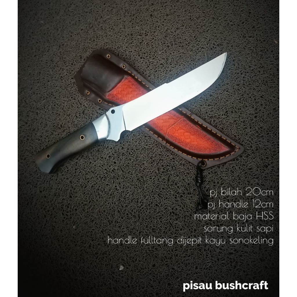 pisau bushcraft baja hss