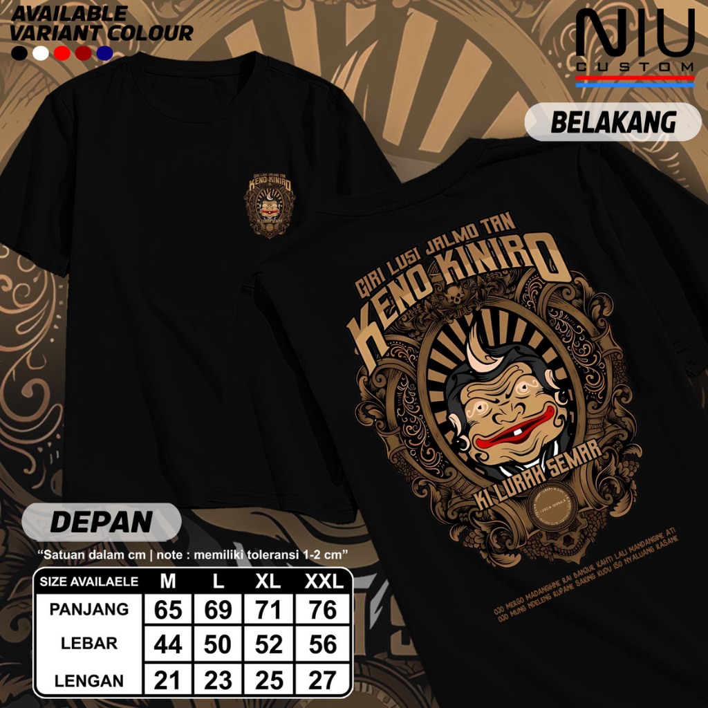 Kaos Semar / Kaos Jawa / Kaos Paramesti/ Baju Distro Keren Terbaru Tanah Jawa Tshirt Pria Wanita