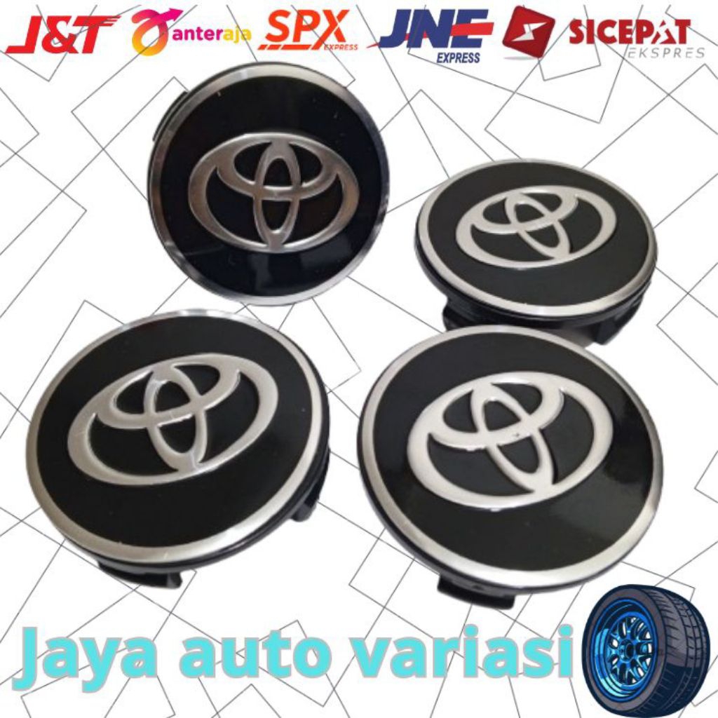 Tutup Dop velg dop roda Innova reborn 2016-2021 Rush 2015-2020 Avanza 2016-2021 diameter 6,2cm plat 