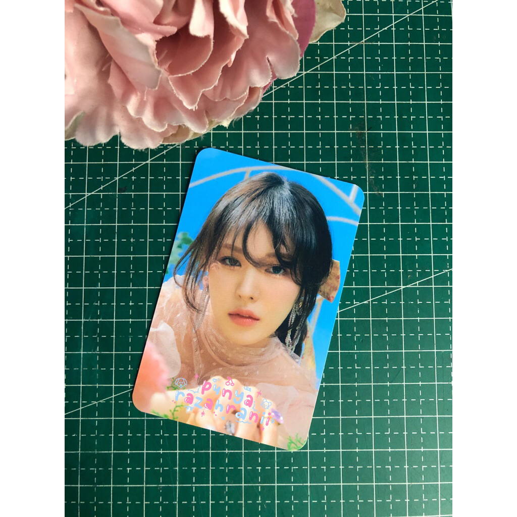 PHOTOCARD WENDY RED VELVET MD GLASS CUP FEEL MY RHYTHM PC OFFICIAL