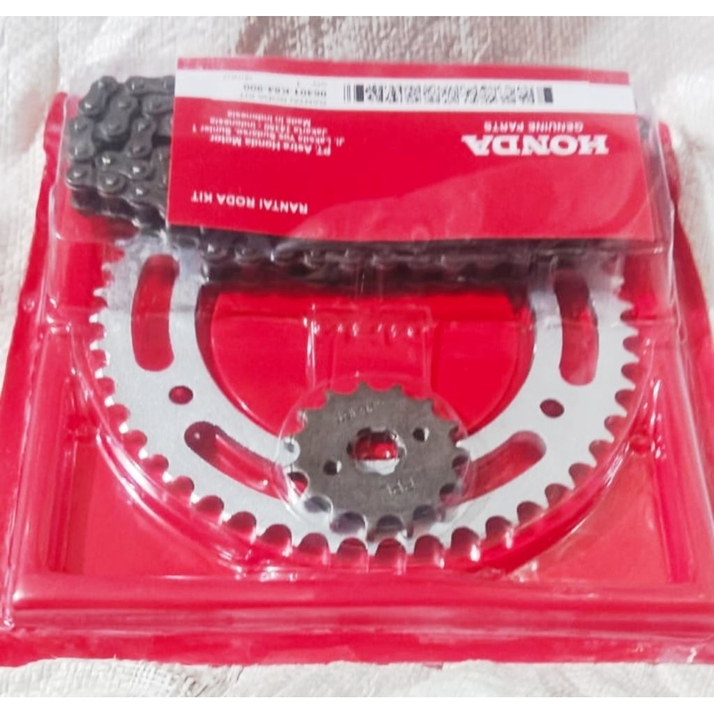GEAR SET+RANTAI CRF 150 GIR SET GIR PAKET CRF 150 K84