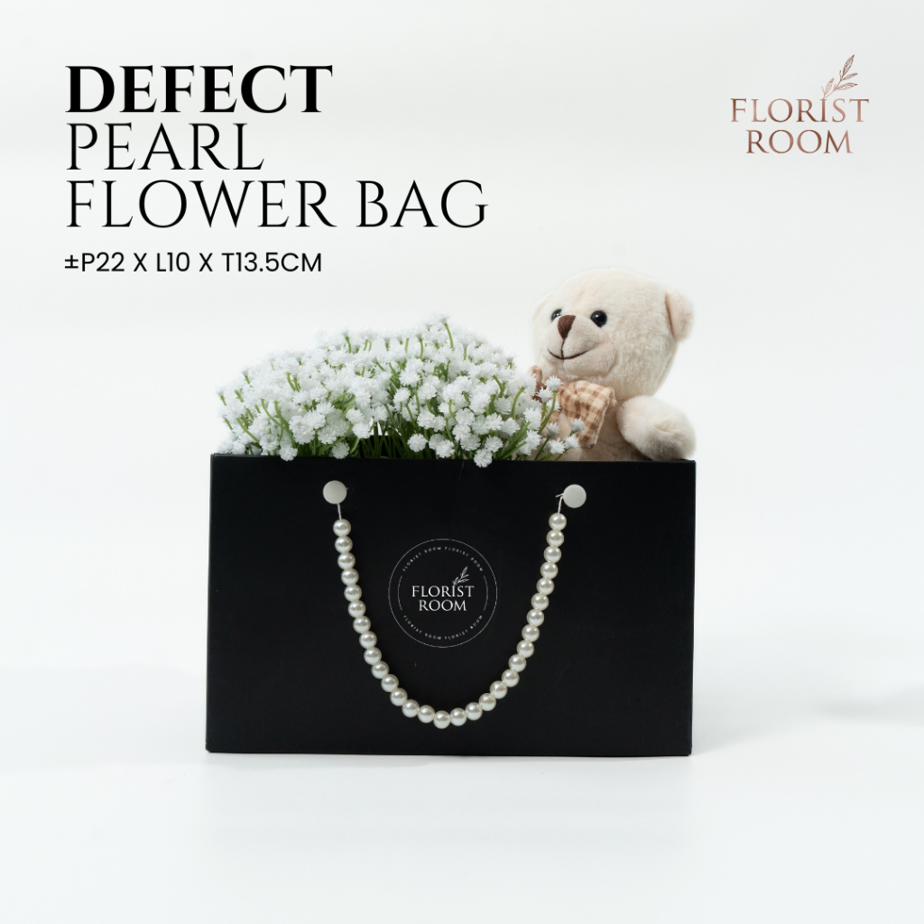 

DEFECT Pearl Flower Bag -box bunga -bouquet -hadiah -DIY