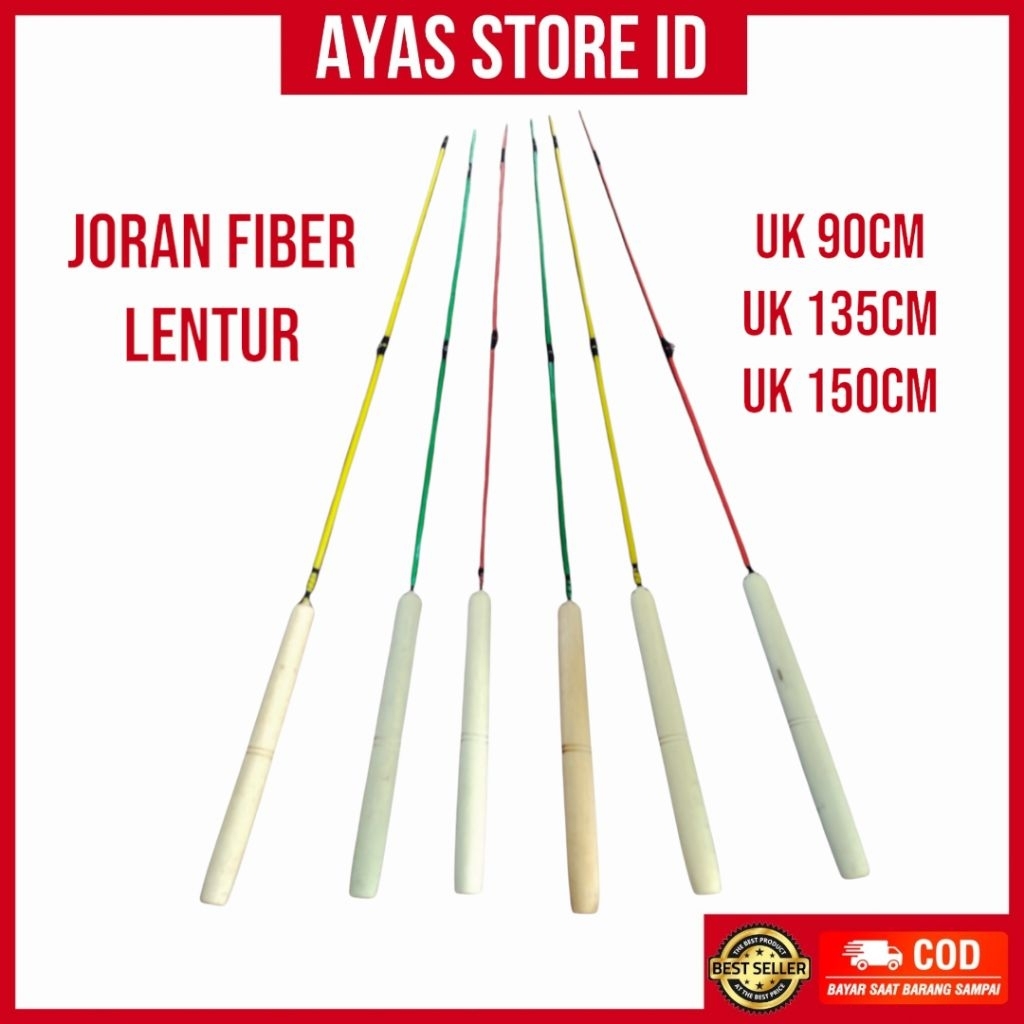Joran Pancing Fiber Lentur