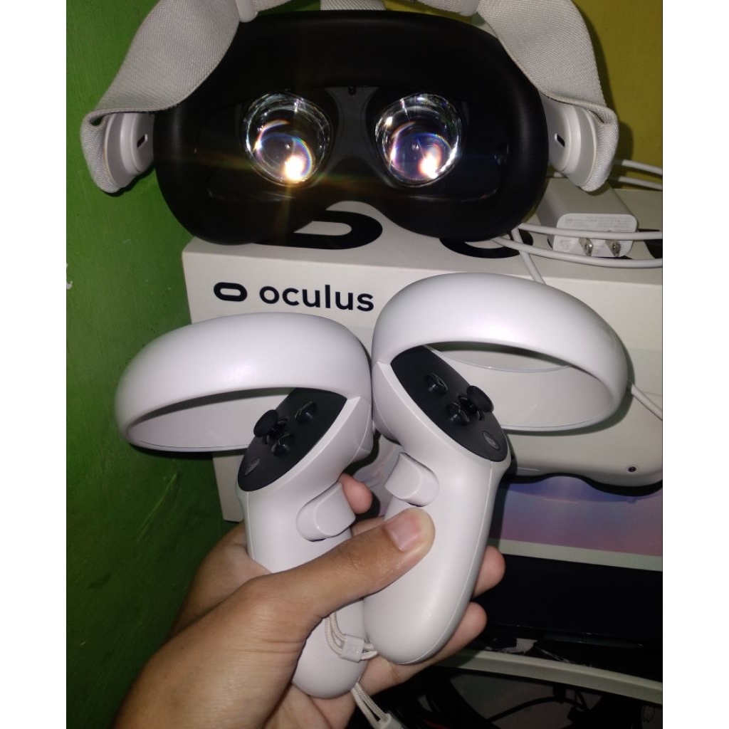 preloved oculus meta quest 2 full set second mulus