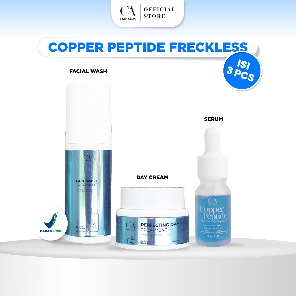 Paket Copper Peptide Freckless isi 3 CA SKIN GLOW