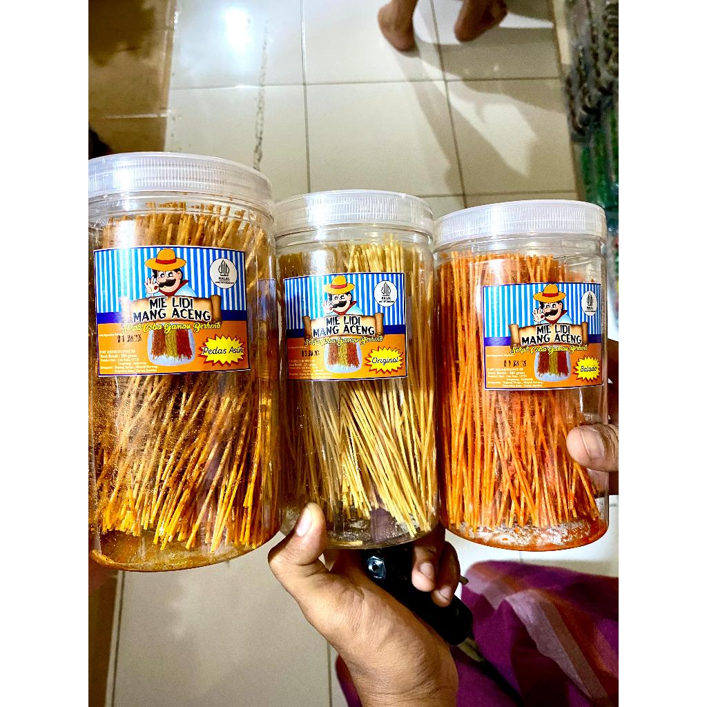 

Mie Lidi | Snack Jadul Viral | Enak Pedas Manis Gurih | Mie Lidi Mang Aceng | Aneka Rasa