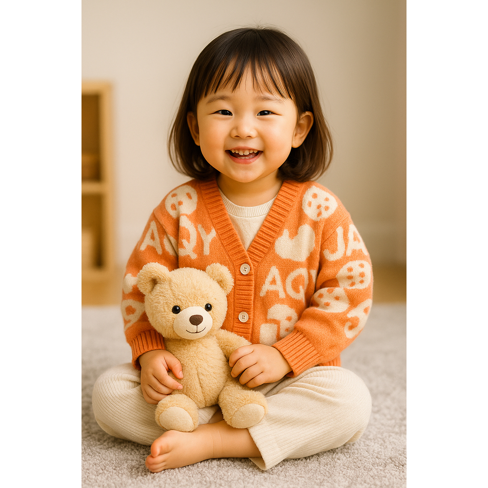 KALILA - AQY Cardigan Rajut Anak Perempuan Umur 1 - 6 Tahun | Kardigan Anak Cewek PREMIUM