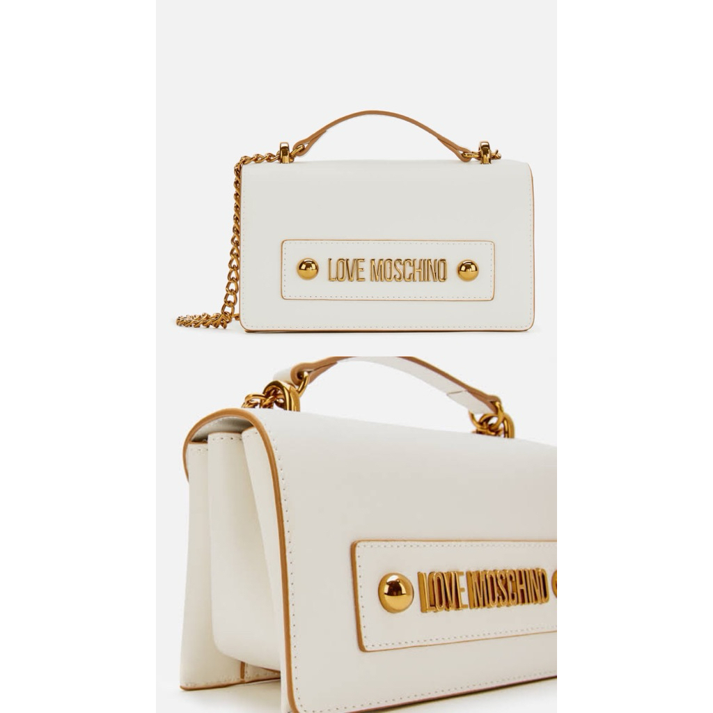 love moschino bag tas selempang putih
