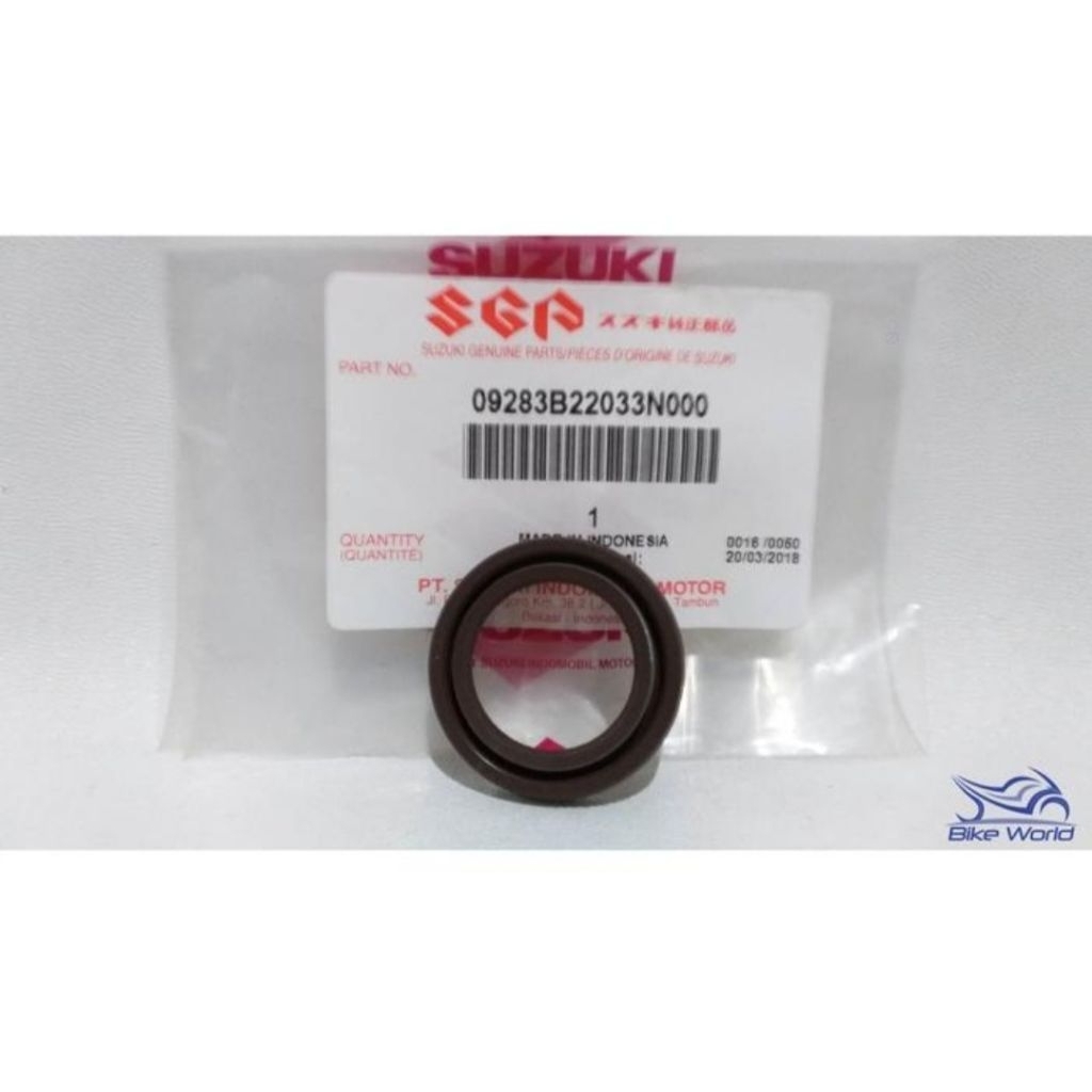 Seal Kruk As Kanan Magnet Spin, Skydrive, Skywave, Hayate 09283-22033-001 Suzuki Genuine Parts