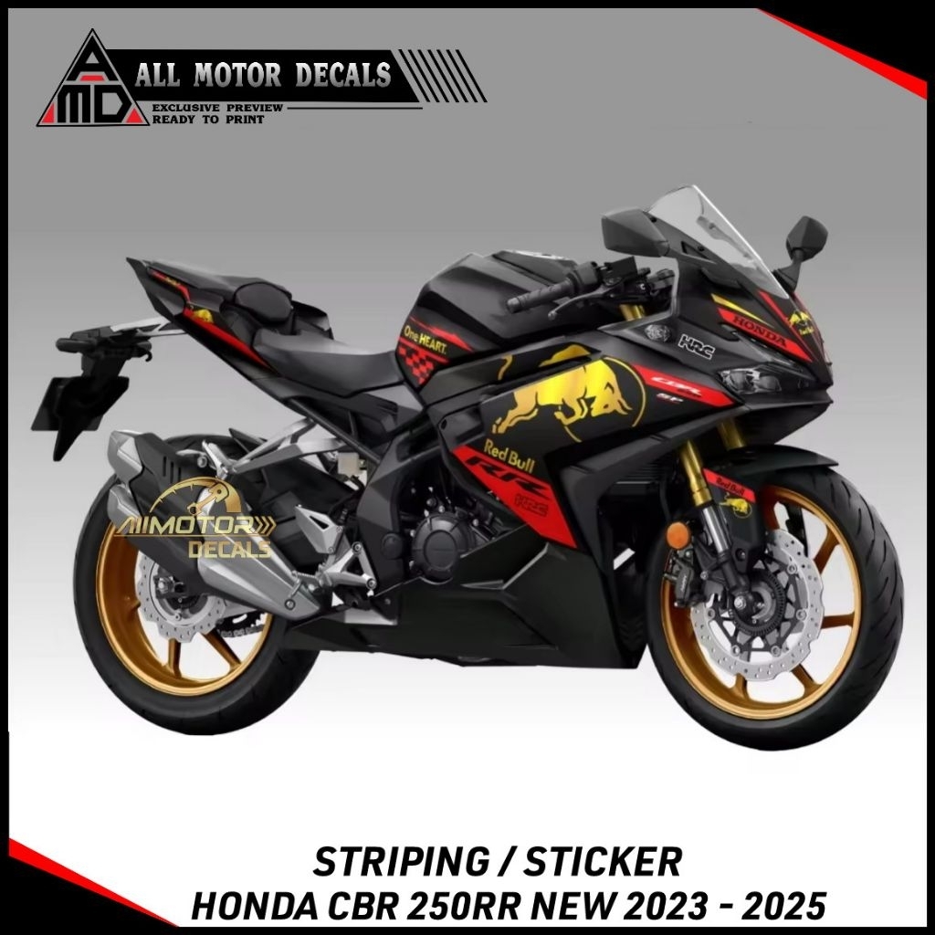 Striping Honda Cbr 250 RR New Tahun 2022 - 2025 / Sticker Cbr250rr Baru K64N / Aksesoris Motor Cbr 2