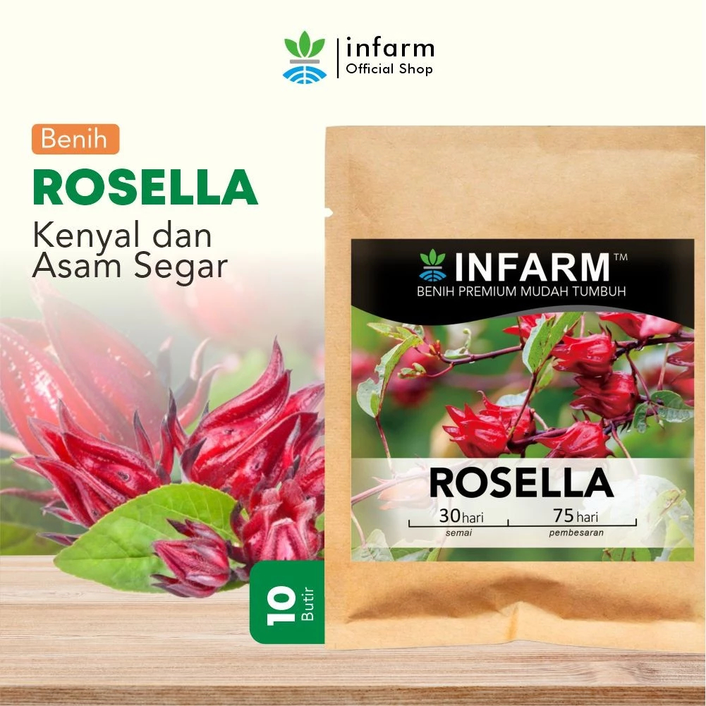 INFARM - Benih Bibit Biji Super Bunga ROSELLA