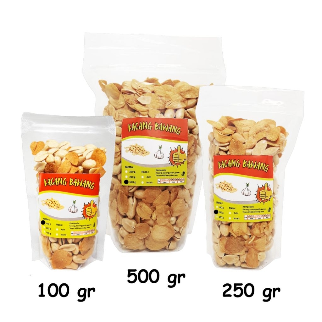 

Kacang Bawang Camilan Snack Kacang Besar