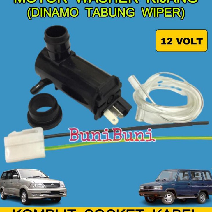 Model baru  MOTOR WASHER Dinamo Air Wiper Mobil KIJANG Lama  SUPER 5K Grand Rover  Kapsul 7K EFI Kom