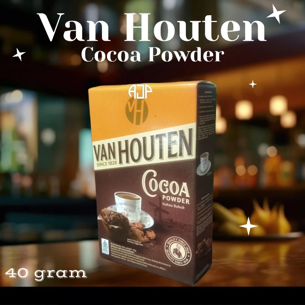 

Van Houten Cocoa Powder / Cokelat Bubuk 40 gr