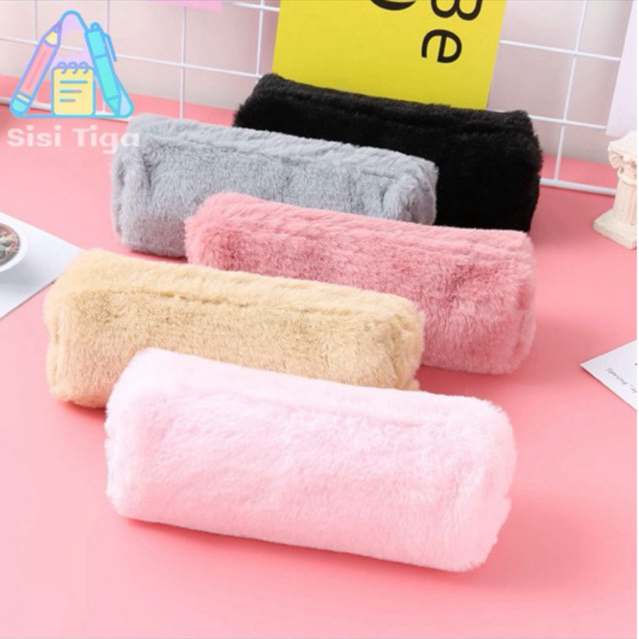 

Tempat Pensil Bulu Soft Lucu