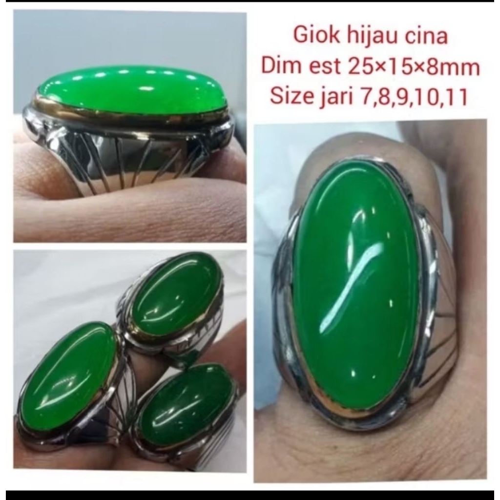 Cincin batu giok cina