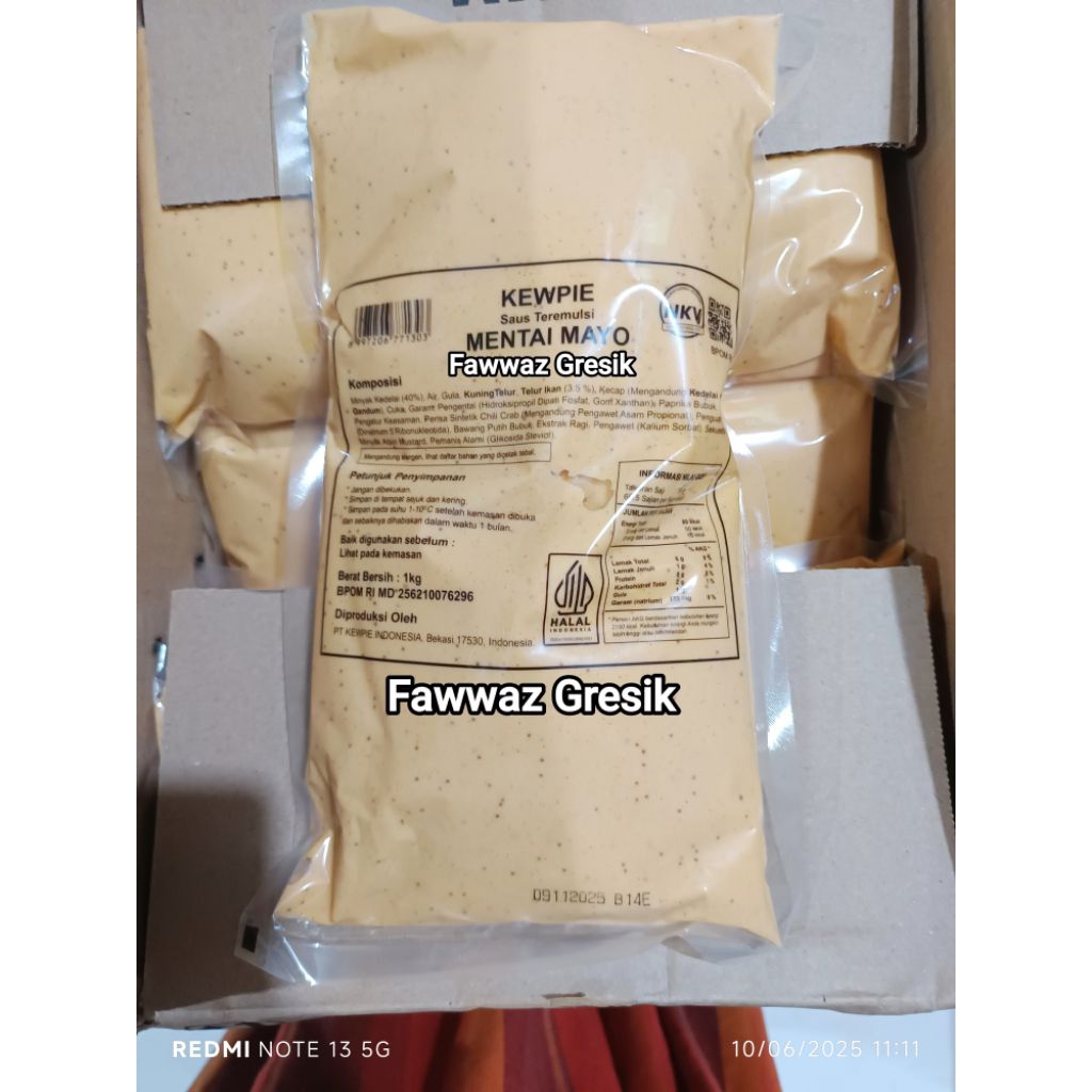 

Kewpie Cooking Sauce Mentai Mayo 1Kg / Mentai Mayo Cooking Sauce Kewpie 1 Kg