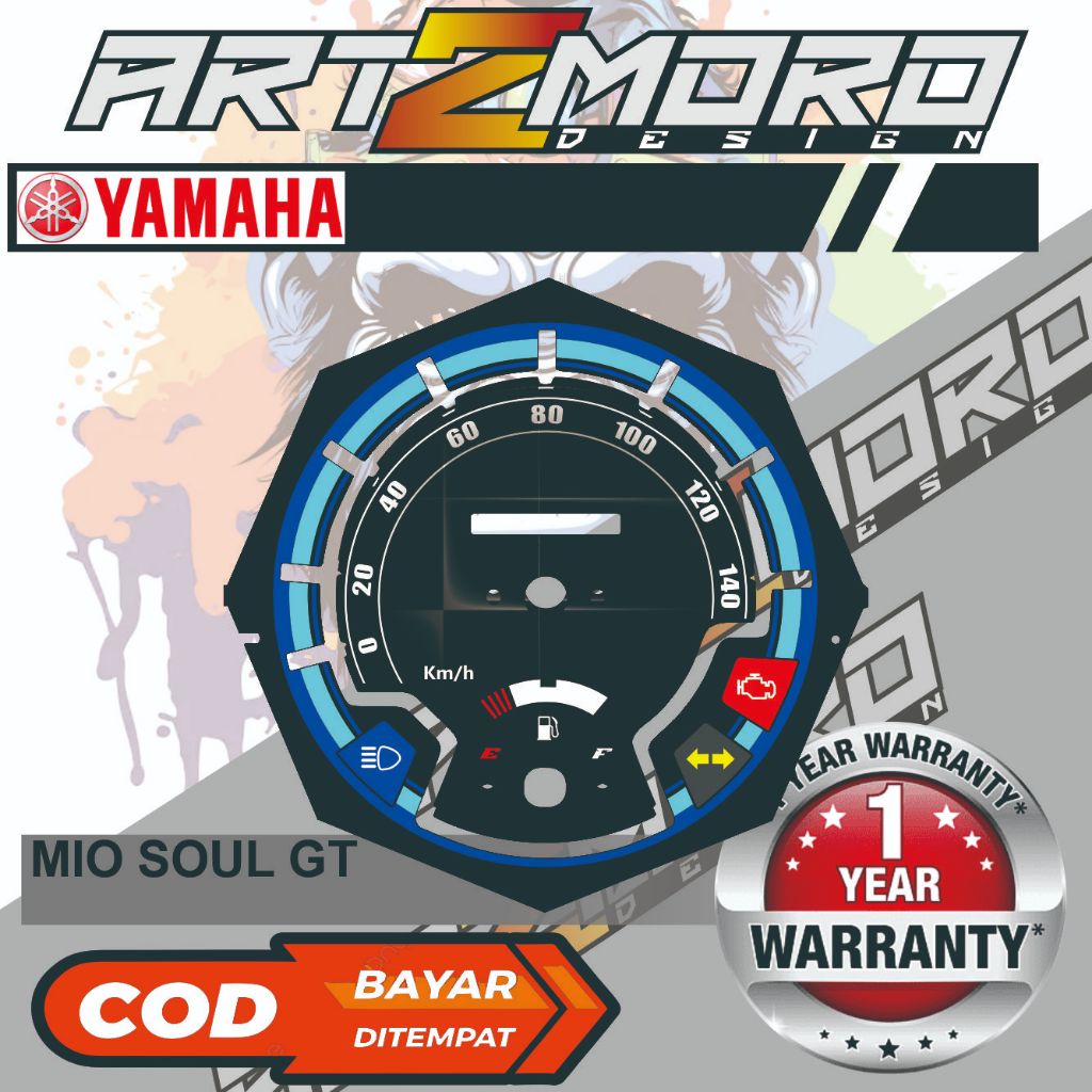 PAPAN SPEEDOMETER CUSTOM YAMAHA MIO SOUL GT