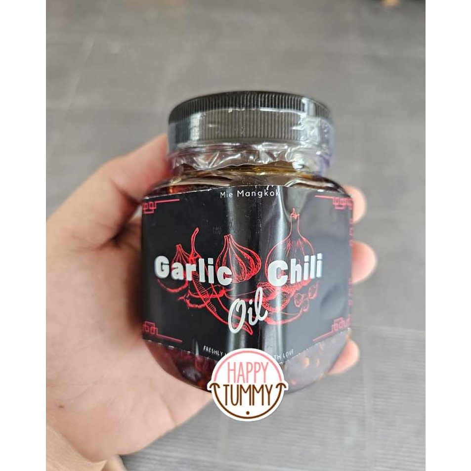 

Garlic Chili oil cap mangkok sambal minyak bawang 2ml